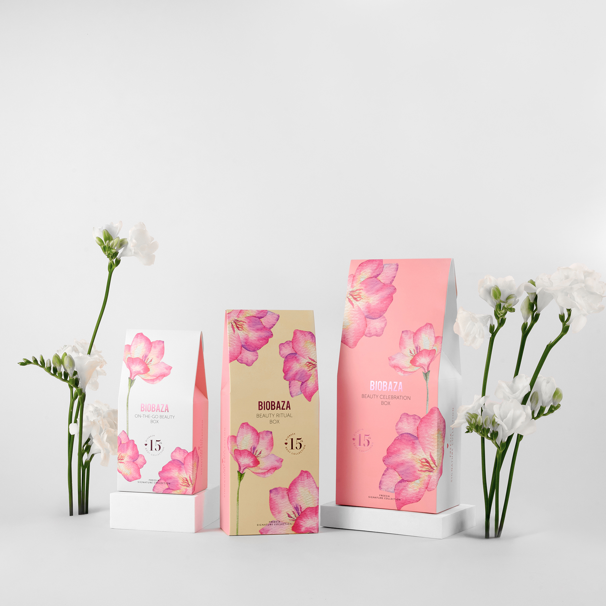 BAISER ベーゼ EN FLEUR 限定BOX Signature Collection Freesia Beauty box medium, 1 set | www