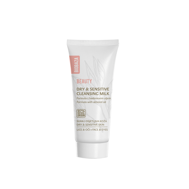Beauty Mlijeko za čišćenje lica za suhu i osjetljivu kožu, 30 ml-0