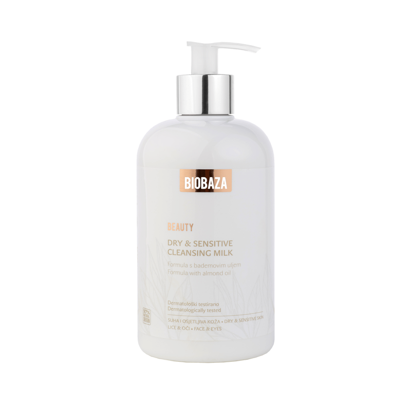 Beauty Reinigungsmilch für trockene & empfindliche Haut, 500 ml-0