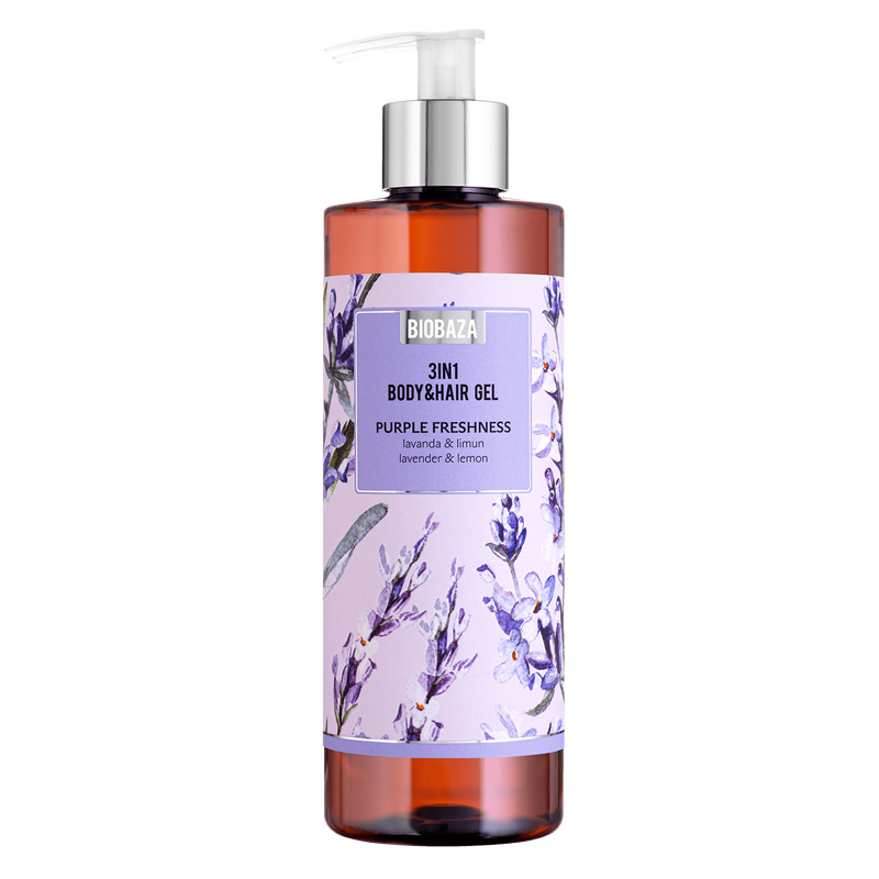 Purple Freshness 3u1 Body&Hair Shower gel, 400 ml-0