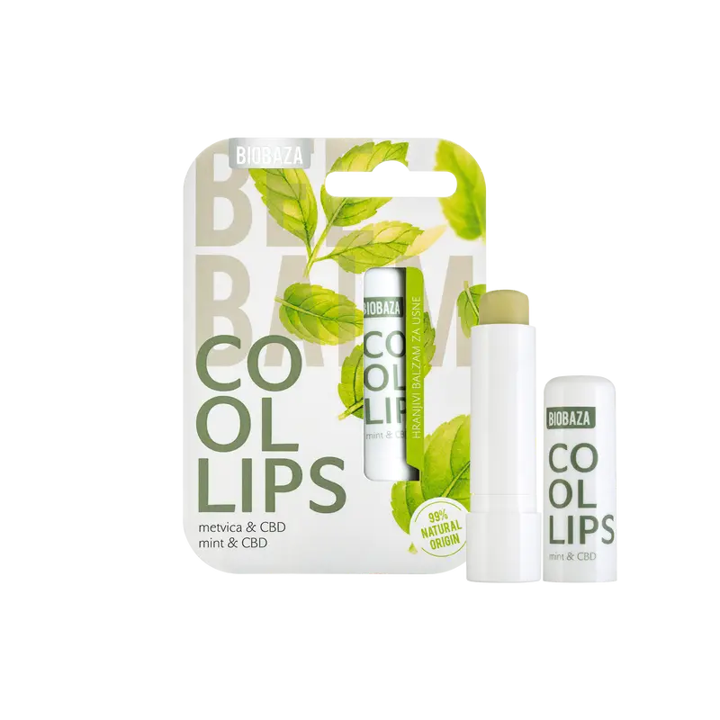 Cool Lips Lip balm with mint and CBD, 4,5g-0