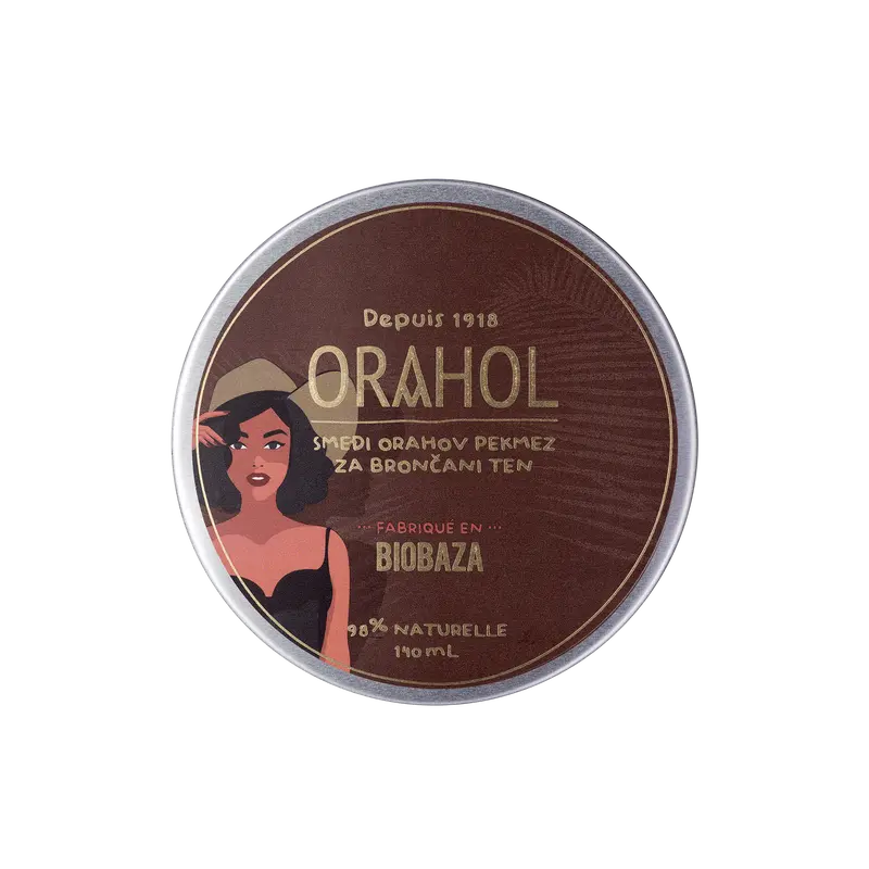 Orahol Brown Walnut Marmalade for bronze tan, 140 ml-0