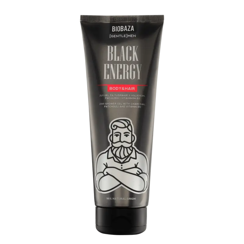 Black Energy 2u1 Body&Hair Gel za tuširanje i pranje kose, 220 ml-0