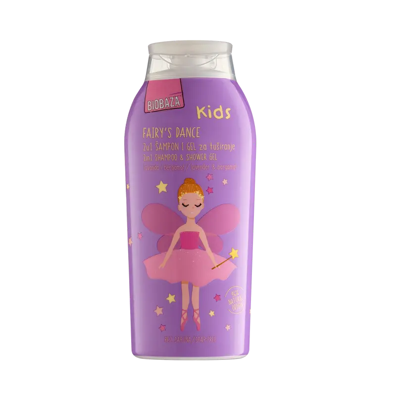 Fairy's Dance 2u1 Body&Hair gel za tuširanje za djecu, 250 ml-0