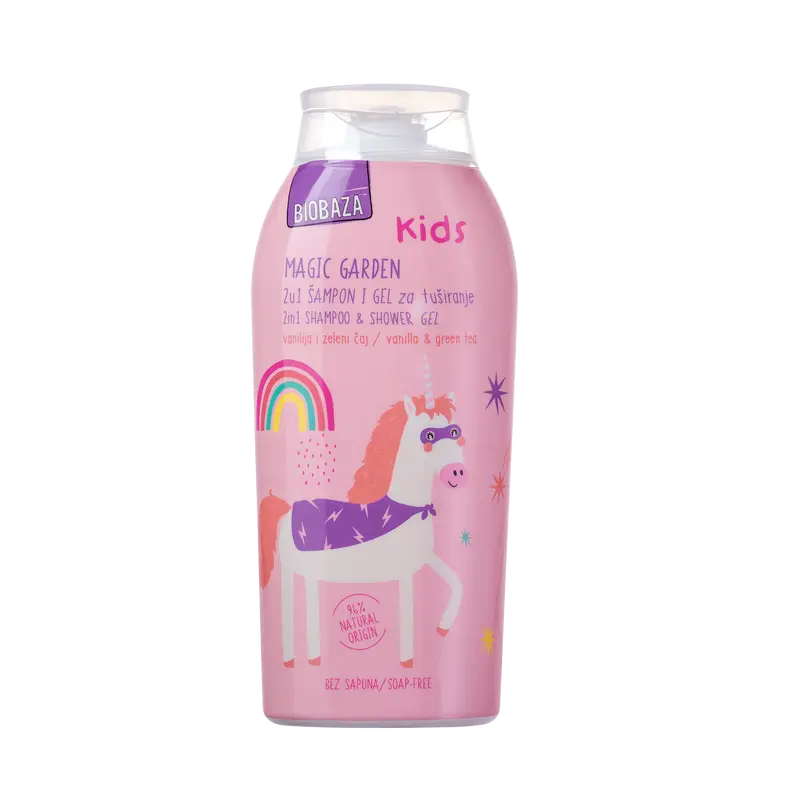 Magic Garden 2u1 Body&Hair Kids shower gel, 250 ml-0