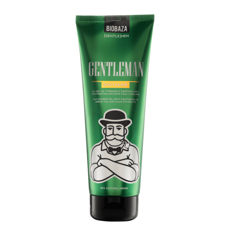 Gentleman 2u1 Body&Hair Gel za tuširanje i pranje kose, 220 ml-0