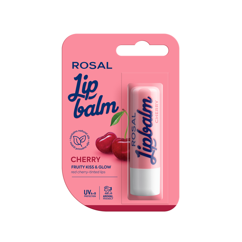 Cherry Lip balm for moisture and shine, 4,8 g-0