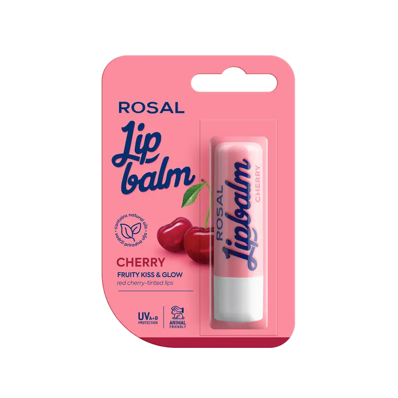 Cherry Lip balm for moisture and shine, 4,8 g-0