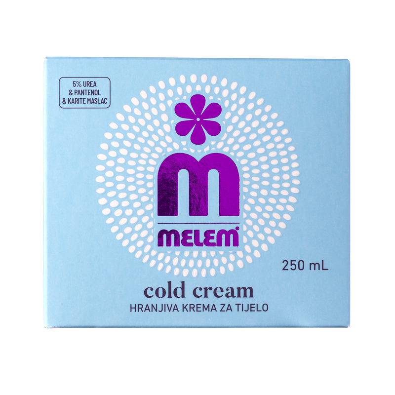 Cold cream Bogata krema za tijelo s ureom i pantenolom, 250 ml-1