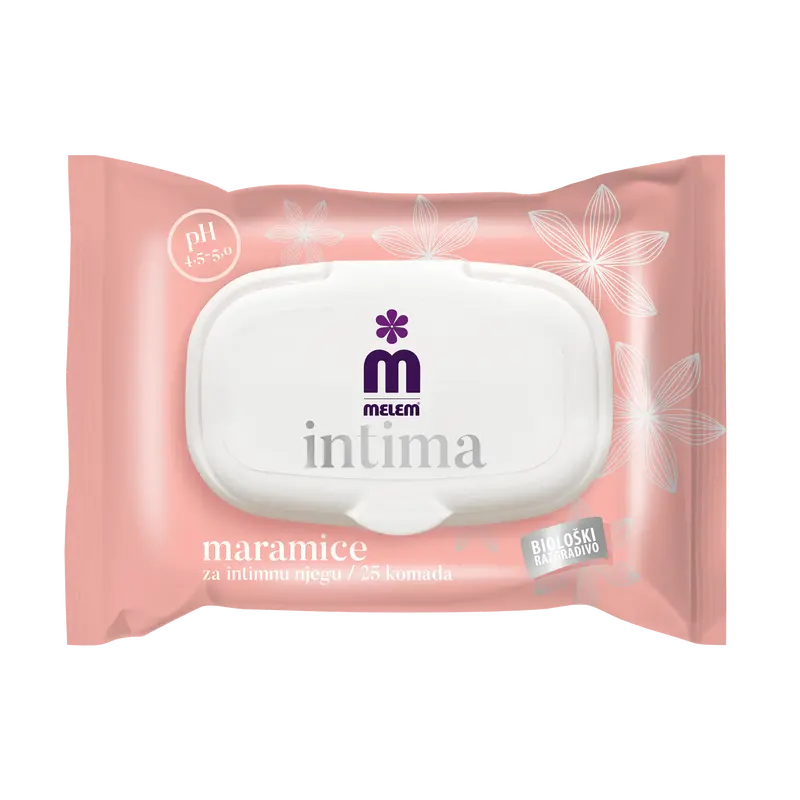 Intima Wet wipes for intimate care, 25 pcs-0