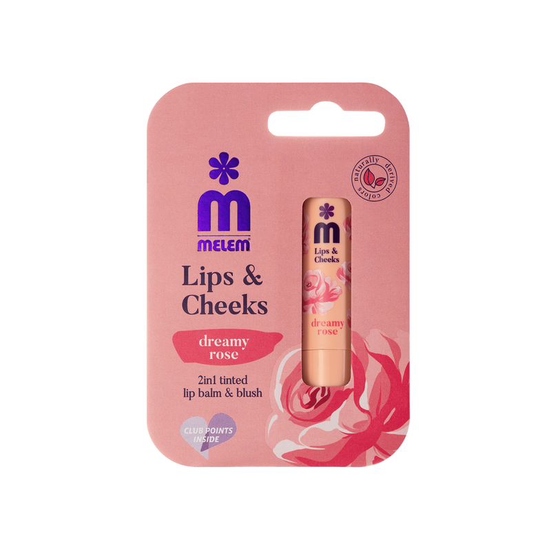 Lips&Cheeks Balzam za usne i rumenilo Dreamy Rose, 4,5g-0