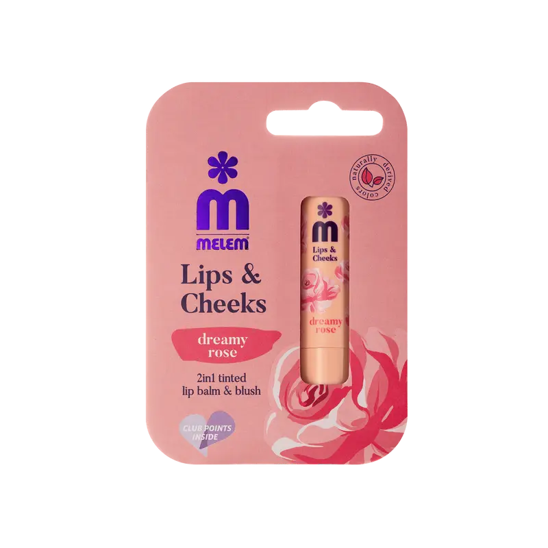 Lips&Cheeks Tinted lip balm and blush Dreamy Rose, 4,5g-0