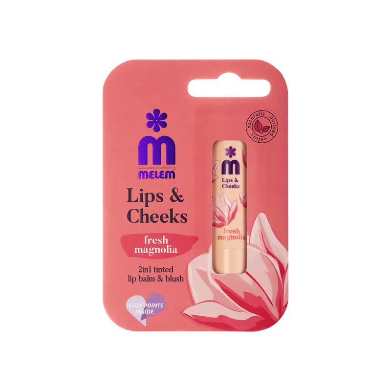 Lips&Cheeks Tinted balm and blush Fresh Magnolia, 4,5g-0