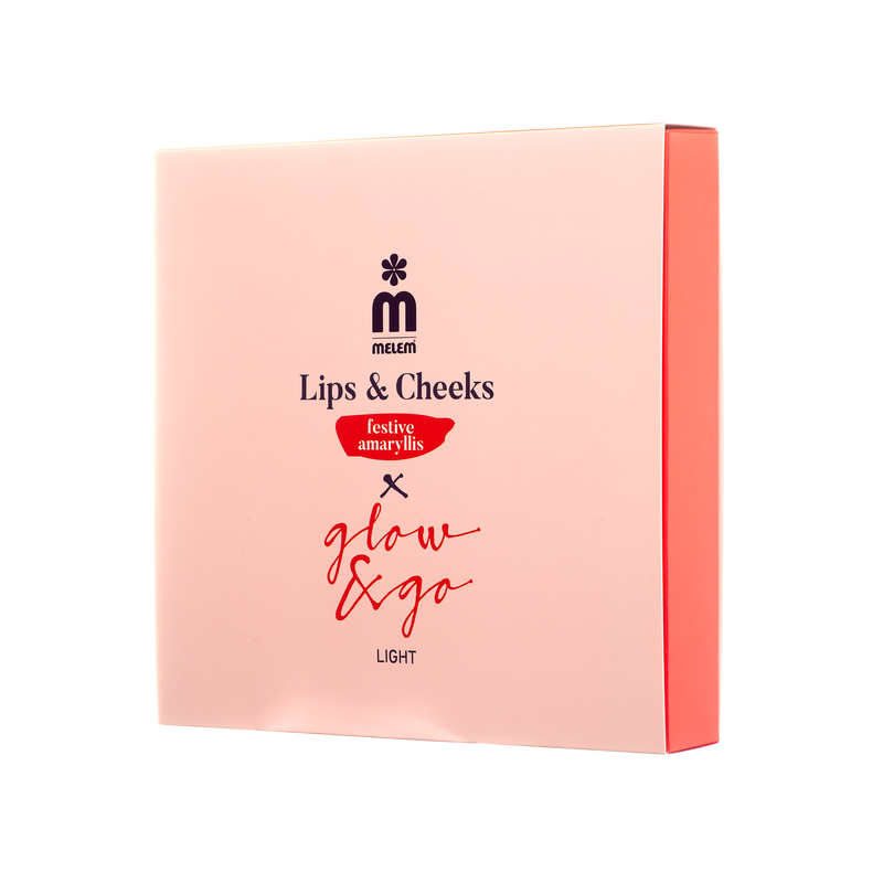 Lips & Cheeks Red Amaryllis i Glow&Go poklon paket, 1 kom-3