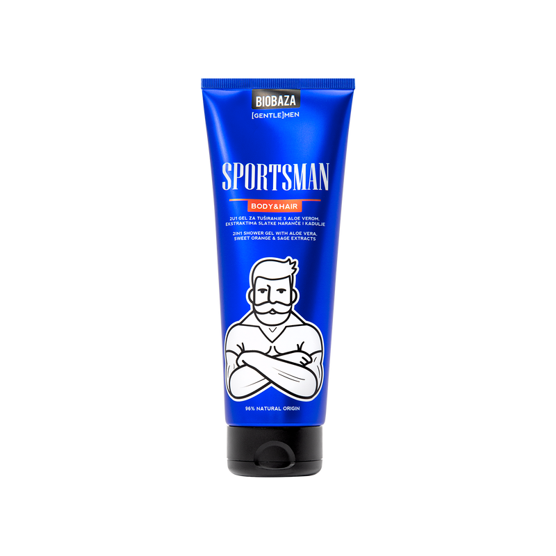 Sportsman 2in1 Body&Hair Shower Gel, 220 ml-1