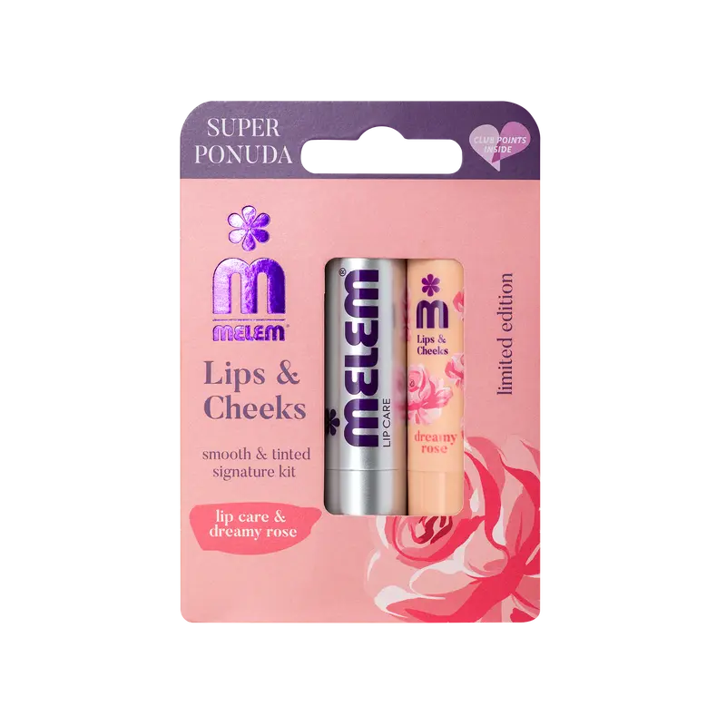 Lips & Cheeks duopack lip care & dreamy rose, 2 x 4,5 g-1