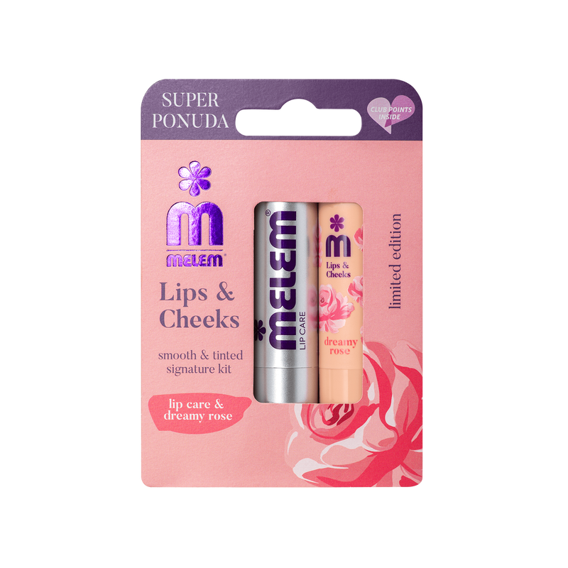 Lips & Cheeks duopack lip care & dreamy rose, 2 x 4,5 g-0