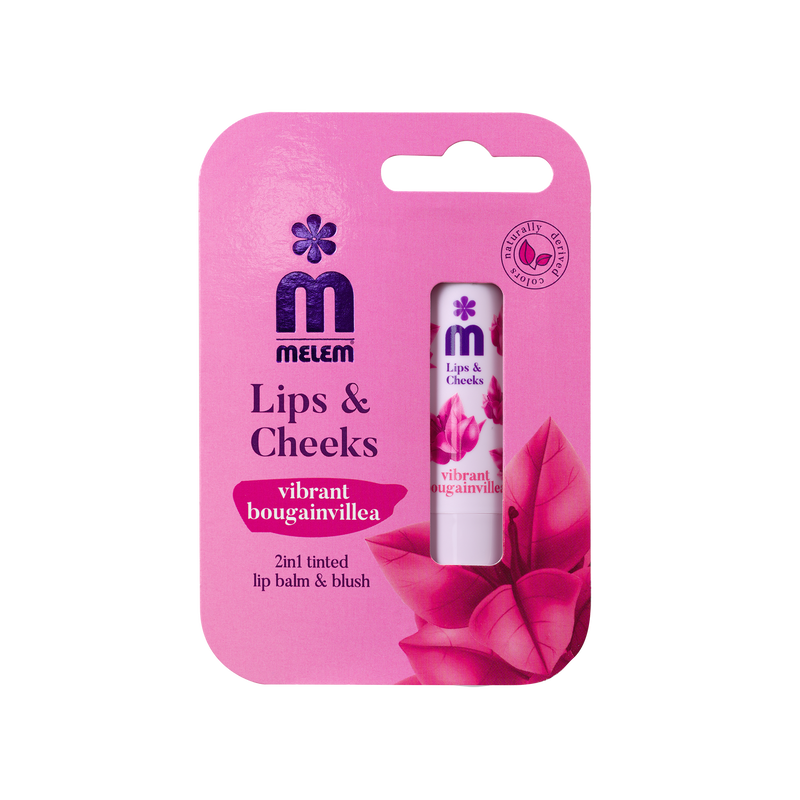 Lips&Cheeks Balzam za usne i rumenilo Vibrant Bougainvillea, 4,5 g-0