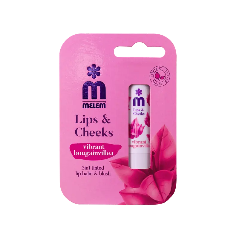 Lips&Cheeks Balzam za usne i rumenilo Vibrant Bougainvillea, 4,5 g-0