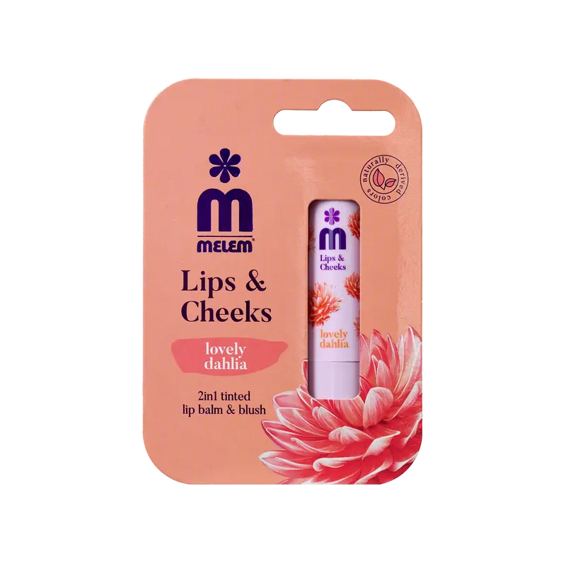 Lips&Cheeks 2in1 Lovely Dahlia tinted lip balm & blush, 4,5 g-0