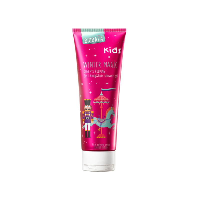 *BIOBAZA WINTER MAGIC QUEEN'S PUDDING NOURISHING SHOWER GEL KIDS 250 mL-0