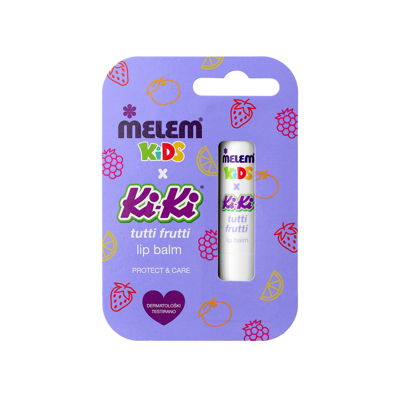 Melem  Kids x KiKi Tutti Frutti Lip balm, 4,5 g-0