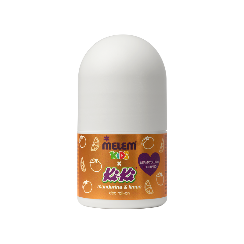 Melem Kids x KiKi Mandarin & Lemon, natural deo roll-on, 30 ml-0