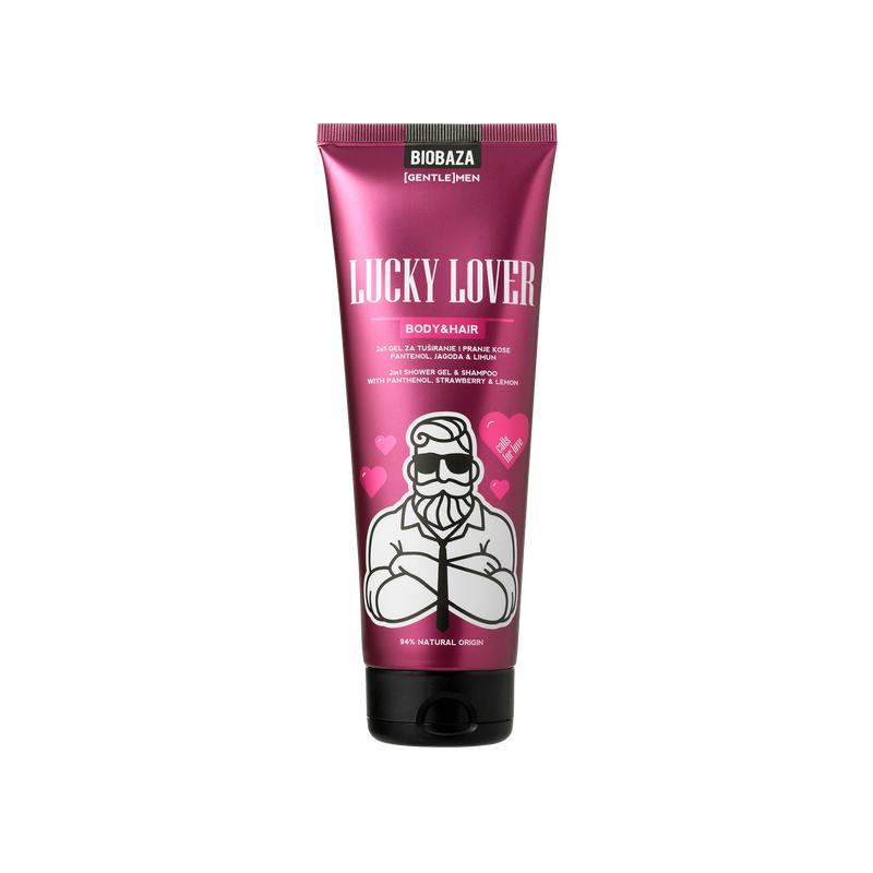 Men Lucky Lover 2in1 Hair&Body Shower gel, 220ml-0