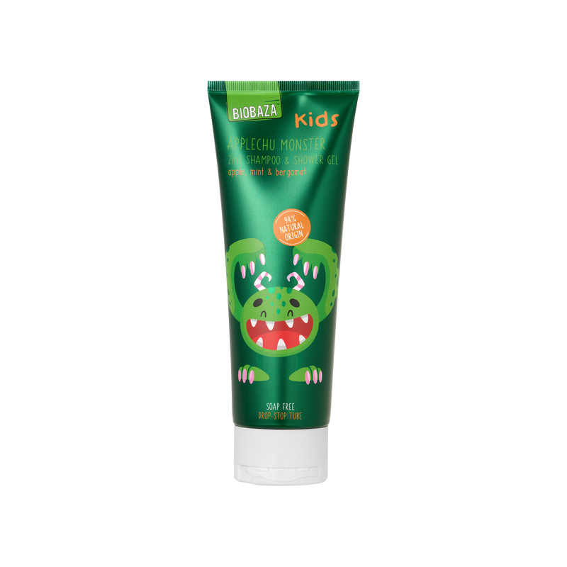KIDS 2in1 Body&Hair Applechu monster Shower gel, 250 ml-0