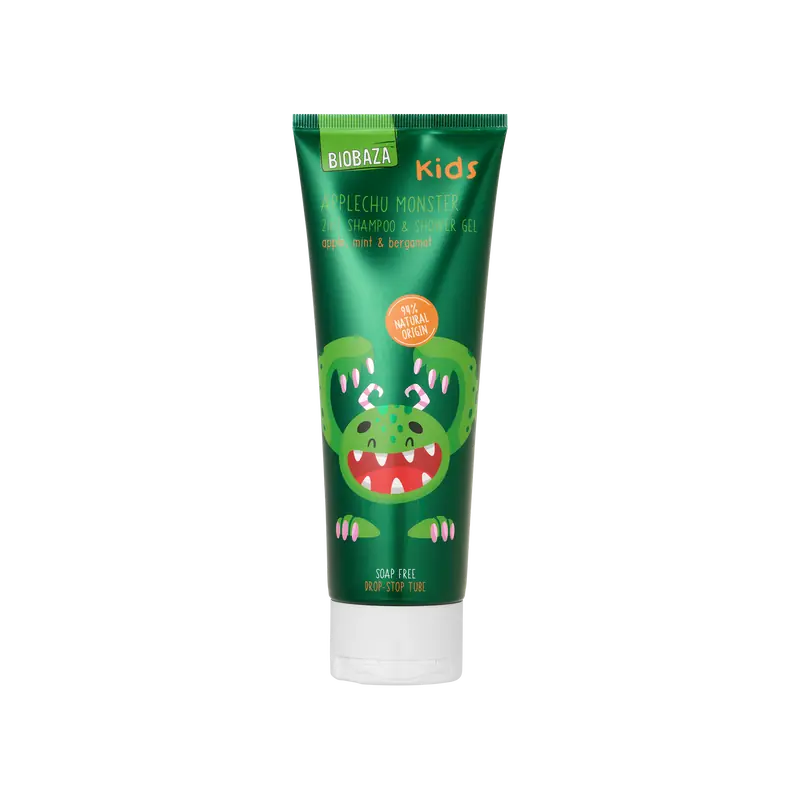 KIDS 2in1 Body&Hair Applechu monster Shower gel, 250 ml-0