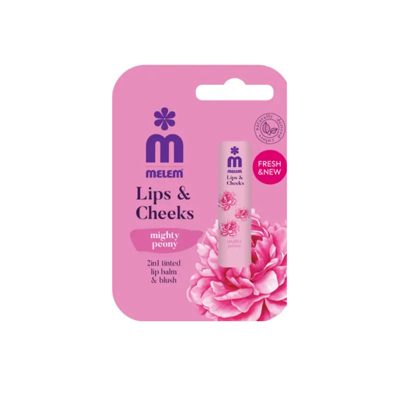 Lips&Cheeks Balzam za usne i rumenilo Mighty Peony, 4,5g-0