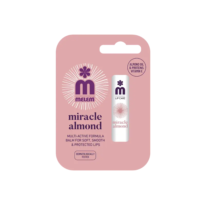 Melem Miracle Almond Balzam za usne, 4,5 g-0