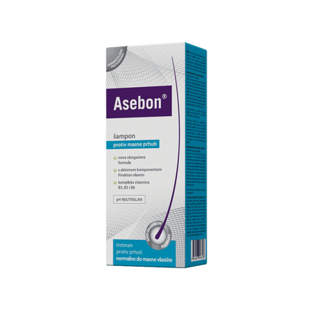 Šampon protiv masne prhuti za masno vlasište, 200 ml