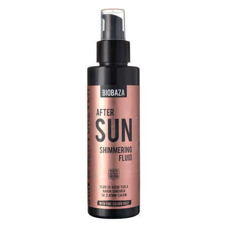 After Sun Fluid za njegu tijela sa zlatnim sjajem, 150 ml