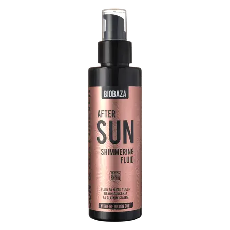 After Sun Fluid za njegu tijela sa zlatnim sjajem, 150 ml