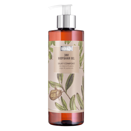 Silky Comfort 3in1 Body&Hair Shower Gel, 400 ml