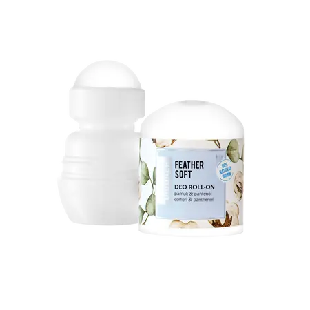 Feather Soft Prirodni deo roll-on s pantenolom, 50 ml-1