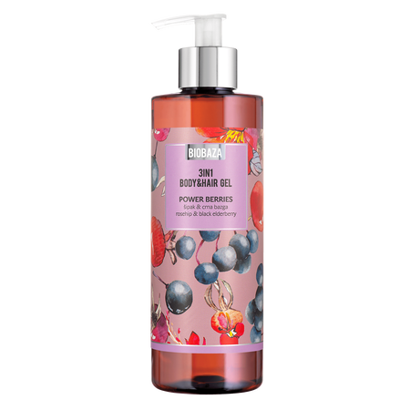 Power Berries 3in1 Body&Hair Shower Gel, 400 ml