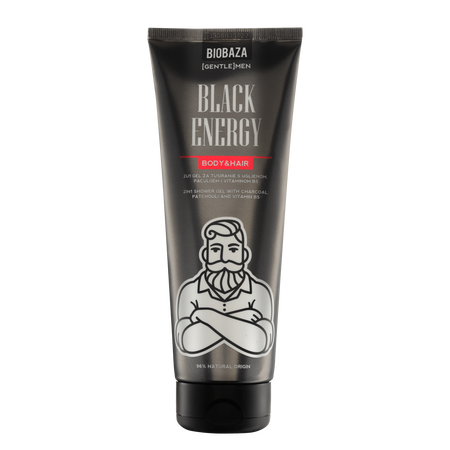 Black Energy 2u1 Body&Hair Gel za tuširanje i pranje kose, 220 ml