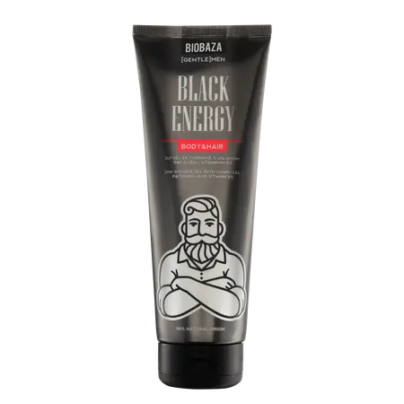 Black Energy 2u1 Body&Hair Gel za tuširanje i pranje kose, 220 ml