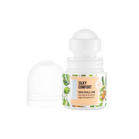 Silky Comfort Natural deo roll-on travel size, 20 ml-1