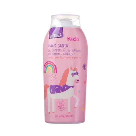 Magic Garden 2u1 Body&Hair gel za tuširanje za djecu, 250 ml