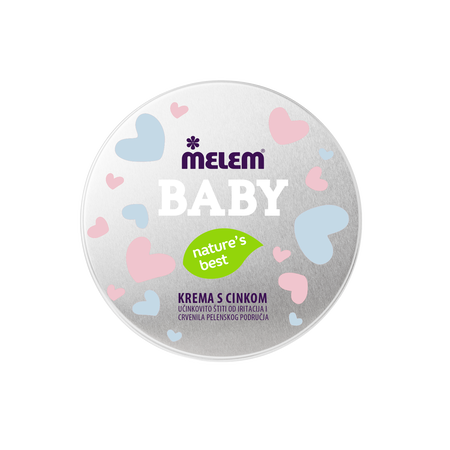 Baby Schutzcreme für den Windelbereich mit Zink, 75 ml