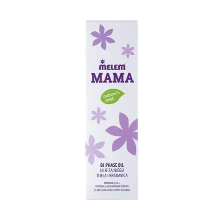 Mama Ulje za njegu tijela i bradavica u trudnoći i majčinstvu, 150 ml-1