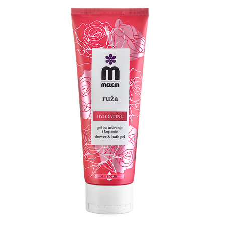 Rose Hydrating shower gel, 250 ml