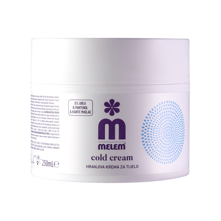 Cold cream Bogata krema za tijelo s ureom i pantenolom, 250 ml