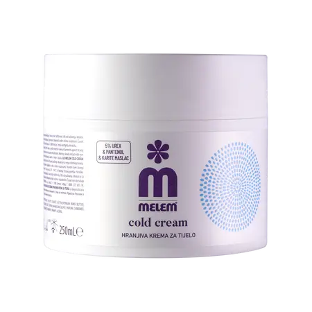 Cold cream Bogata krema za tijelo s ureom i pantenolom, 250 ml