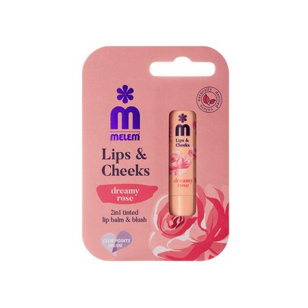 Lips&Cheeks Tinted lip balm and blush Dreamy Rose, 4,5g
