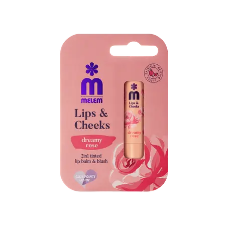 Lips&Cheeks Balzam za usne i rumenilo Dreamy Rose, 4,5g
