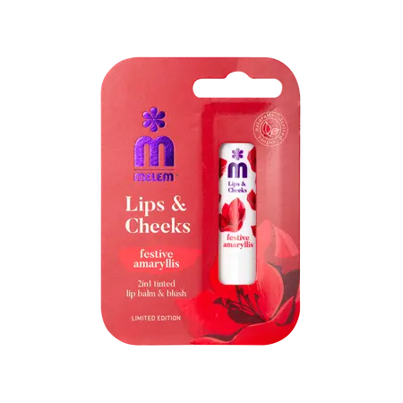 Lips&Cheeks Balzam za usne i rumenilo Red Amaryllis, 4,5g-1